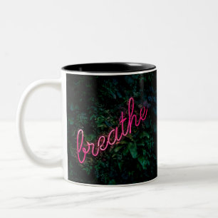 Breath Kurve Word Art Street 3D Art Vintag Signa Zweifarbige Tasse