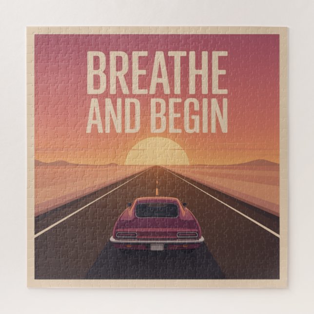 Breathe And Begin Puzzle (Vertikal)