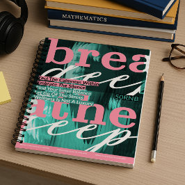 "Breathe Deep Wellness Journal" - Motivierend Zita Notizbuch