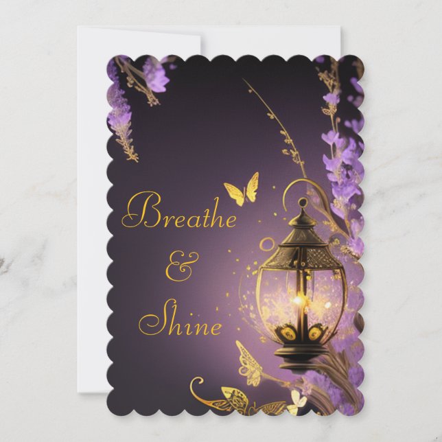 Breathe´n Shine Karte Schmidt Stationery (Vorderseite)