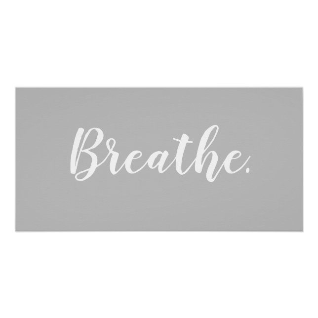 Breathe Poster (Vorderseite)