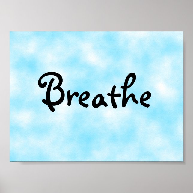 Breathe-Poster Poster (Vorne)