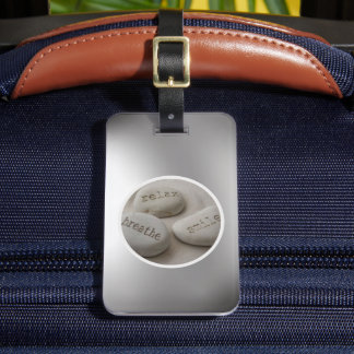 Breathe Relax Smile Luggage Tag Gepäckanhänger