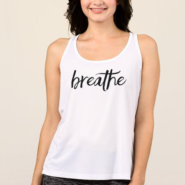 Breathe Women's Workout Tank Top Yoga Kleidung (Vorderseite)
