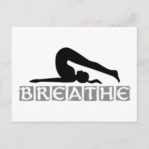 BREATHE Yoga Postkarte