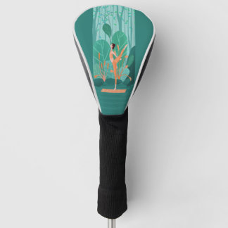 Breathe Yoga Super Yoga Girl Golf Headcover