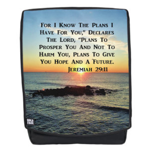 BREATHTAKING SUNRISE JEREMIAH 29:11 BACKPACK RUCKSACK