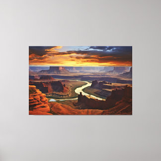 Breathtaking Sunset at the Grand Canyon Leinwanddruck
