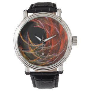 Brechen der Abstrakten Kunst des Kreises Armbanduhr