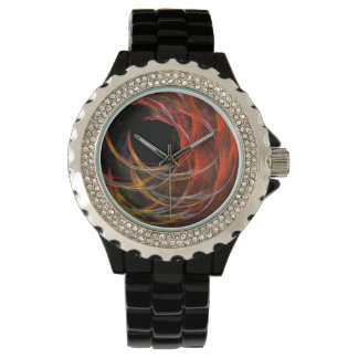 Brechen der Abstrakten Kunst des Kreises Armbanduhr