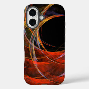 Brechen der Abstrakten Kunst des Kreises iPhone 16 Hülle