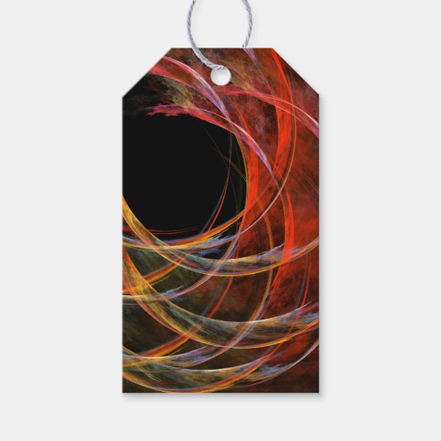 Brechen der Abstrakten Kunst des Kreises Geschenkanhänger (Vorderseite)
