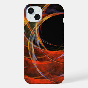 Brechen der Abstrakten Kunst des Kreises iPhone 15 Plus Hülle