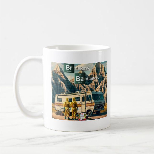 Brechen der Badlands-Tasse Kaffeetasse (Links)