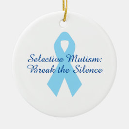 Brechen der Silence Ribbon Keramik Ornament