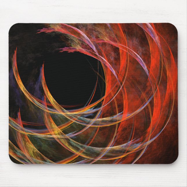 Brechen des Circle Abstrakt Art Mousepad (Vorne)