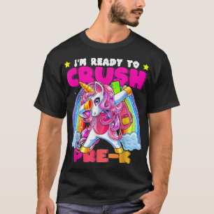 Brechen des vorkaribischen Dabbing Einhorn Zurück T-Shirt