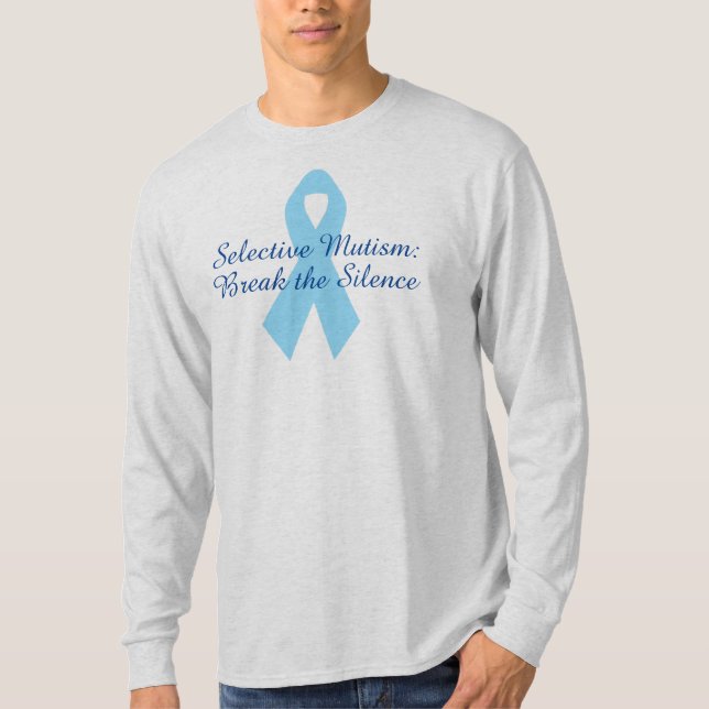 Brechen Sie den Silence Ribbon-T - Shirt (Vorderseite)