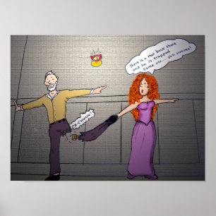 Brechen Sie ein Bein! Plakat