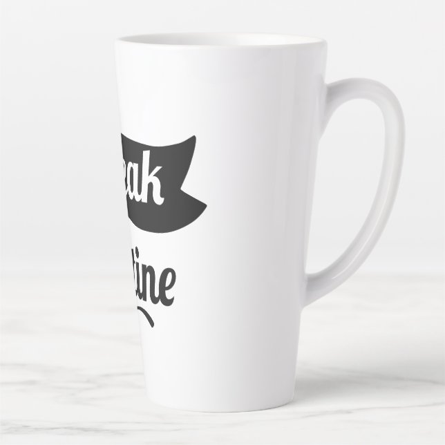 Brechen Sie Ihre routinemäßige Tasse ab (Rechts)