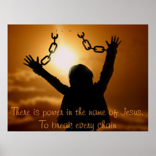 Brechen Sie jede Kette Wall Art Poster