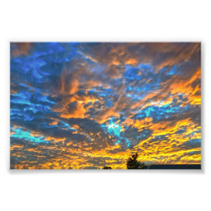 Brechin-Sonnenuntergang Fotodruck