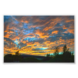 Brechin-Sonnenuntergang Fotodruck