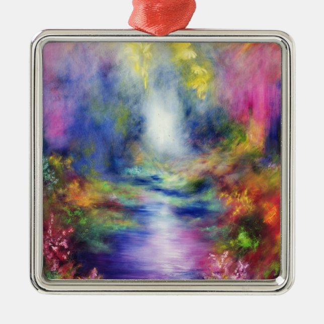Brechung 1988 silbernes ornament (Vorne)