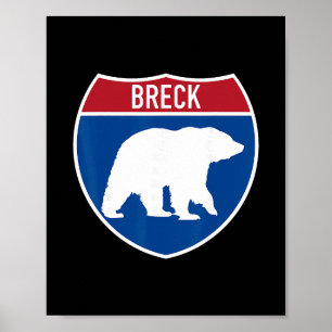 Breck Colorado Bär Co Highway Interstate Schild So