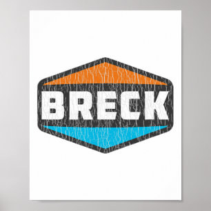 Breck Ski Breckenridge Ski Colorado Snowboardin Poster