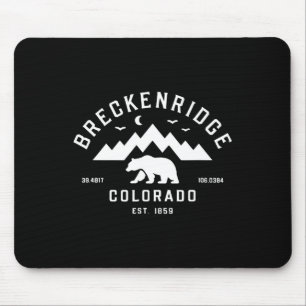 Breckenridge Co Bärenberg Wandern Modernes Andenke Mousepad