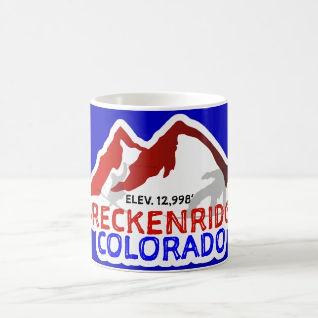 Breckenridge CO Skifahren Tasse (Mittel)