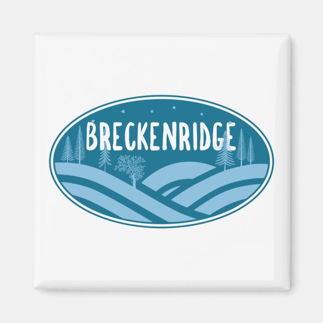 Breckenridge Colorado Außenbereich Magnet (Vorne)