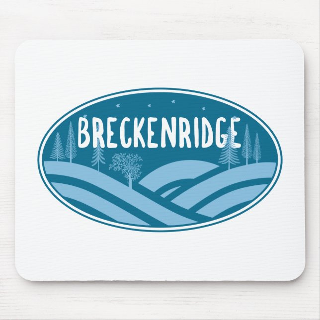 Breckenridge Colorado Außenbereich Mousepad (Vorne)