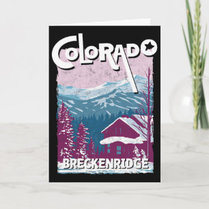 Breckenridge Colorado Bergstaat Rocky Mountai Karte