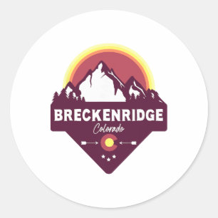 Breckenridge Colorado Co Rocky Mountains Wandern S Runder Aufkleber