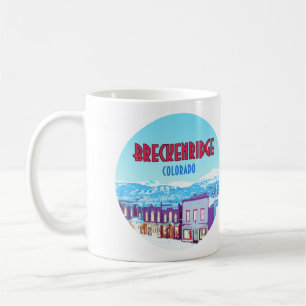 Breckenridge Colorado Downtown Mountains Kaffeetasse