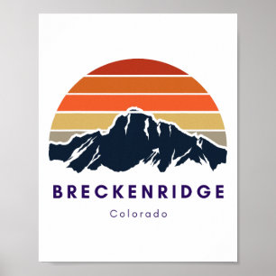 Breckenridge Colorado Gaben Wandern Skifahren Brec Poster