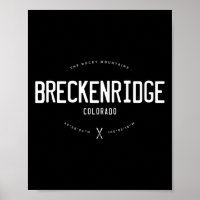 Breckenridge Colorado Graphic Distressed Vintag S