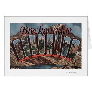 Breckenridge, Colorado - große Buchstabe-Szenen