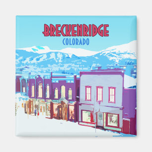 Breckenridge Colorado Innenstadt Berge Magnet