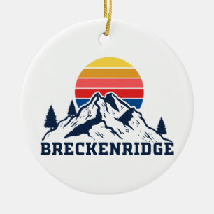 Breckenridge Colorado Keramik Ornament