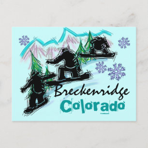 Breckenridge Colorado Postkarte