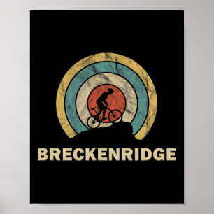 Breckenridge Colorado Retro-Radfahren Mtb  Poster