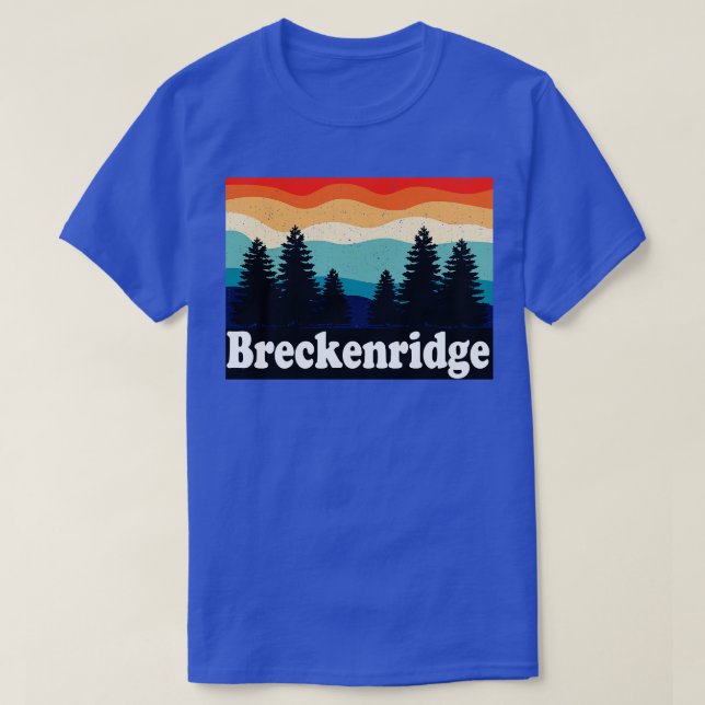 Breckenridge Colorado Retro T-Shirt (Design vorne)