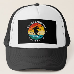 Breckenridge Colorado Retro VintageTrucker Hat Truckerkappe