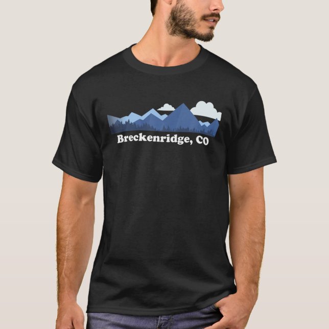 Breckenridge Colorado Rocky Mountains CO T-Shirt (Vorderseite)