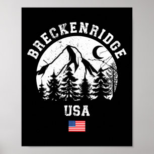 Breckenridge Colorado Ski Resort Alpin Skigebiet Poster