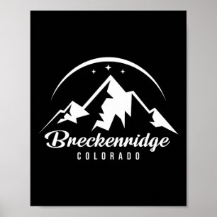 Breckenridge Colorado Ski Resort Skifahren Snowboa Poster
