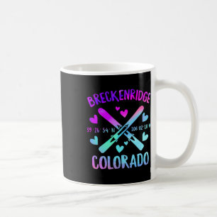 Breckenridge Colorado Skifahren Berg Snowboarden Kaffeetasse